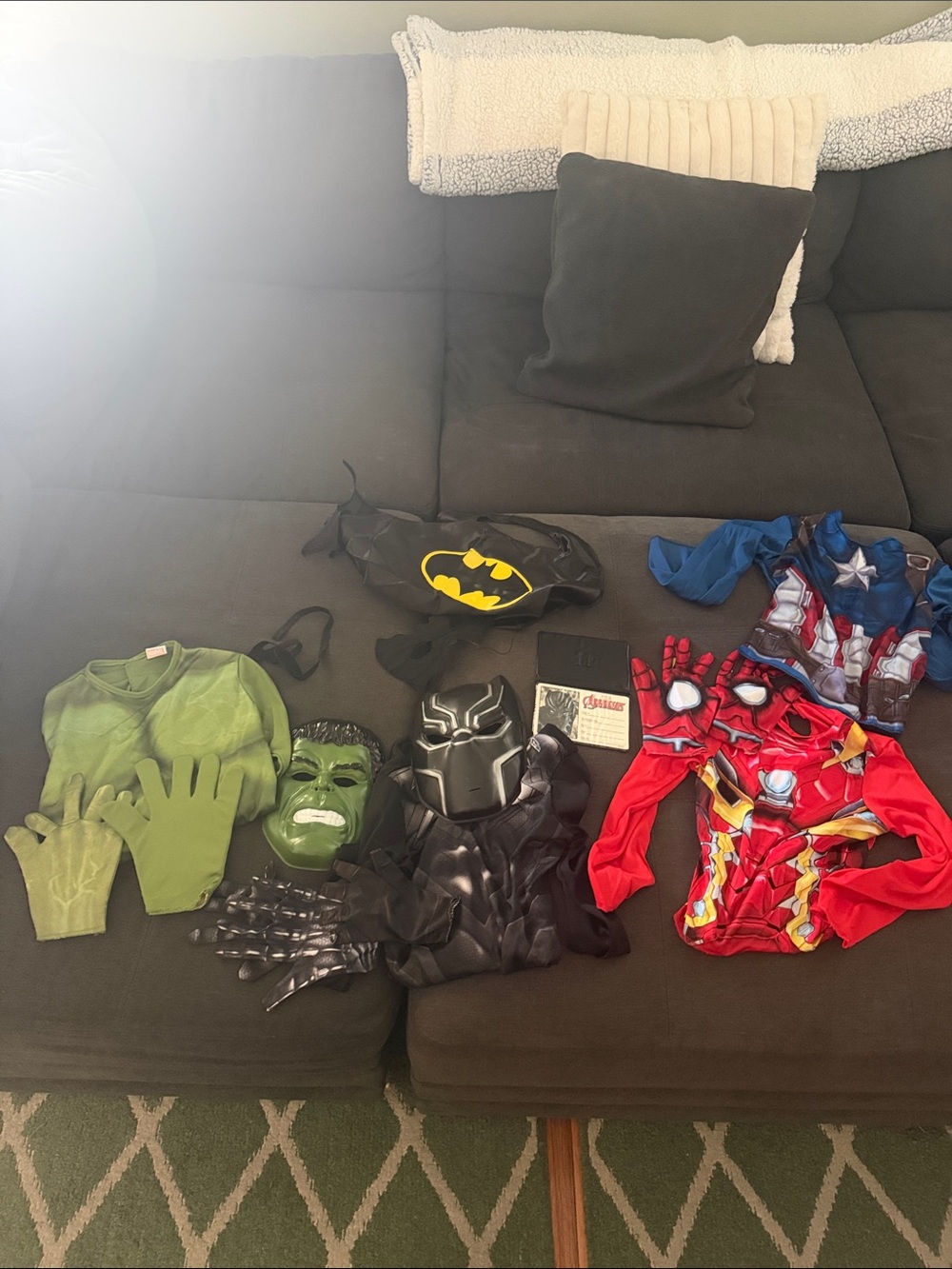 Toddler Marvel dress up bundle ages 2-5